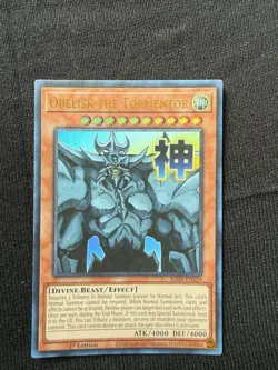 Yu-Gi-Oh! Obelisk the Tormentor RA05-EN129 Rarity Collection 5 1st Ed - Image 1