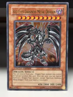 Yugioh! HP Red-Eyes Darkness Metal Dragon - JUMP-EN030 - Ultra Rare - Limited Ed - Image 1