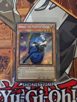 YUGIOH SPENTA THE MAGISTUS SEALER BPRO-EN098 SECRET 1ST ED NM - Image 1