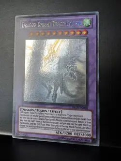 Yu-Gi-Oh! YuGiOh Dragon Knight Draco-Equiste DREV-EN038 Ghost Rare Unlimited MP - Image 2