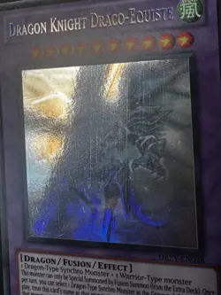 Yu-Gi-Oh! YuGiOh Dragon Knight Draco-Equiste DREV-EN038 Ghost Rare Unlimited MP - Image 3