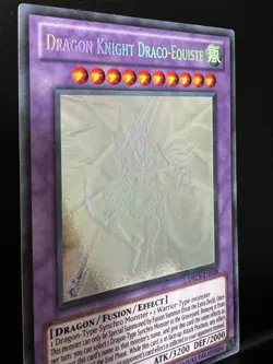 Yu-Gi-Oh! YuGiOh Dragon Knight Draco-Equiste DREV-EN038 Ghost Rare Unlimited MP - Image 5