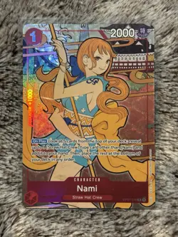 One Piece 1st Anniversary Set Monkey D Luffy ST10-006 + Nami OP01-016 MINT - Image 4