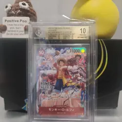 BGS 10 Monkey D Luffy ST10-006 ONE PIECE DAY 24 Promo Japanese One Piece Card - Image 1