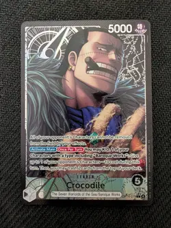 Bandai Crocodile Alt Art Leader OP14-079 One Piece Card Game English - Image 1