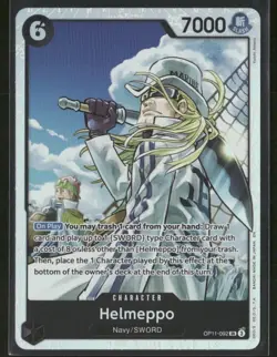 Helmeppo OP11-092 - One Piece TCG A Fist of Divine Speed SR - Image 1