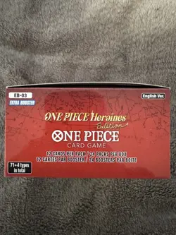 One Piece Card Game EB03 Heroines Edition Booster Box English UNSEALED New - Image 3