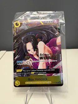 One Piece TCG - Boa Hancock WINNER P-115 OP15 PreRelease - Sealed English - Image 1