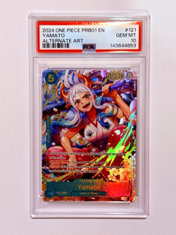 One Piece Premium Booster (PRB01) - Yamato SEC Alternate Alt Art Foil PSA 10 ENG - Image 1