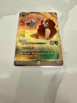 Lady- Decisive Dog - 205/204- ENCHANTED- Reign of Jafar Disney Lorcana Enchanted - Image 1