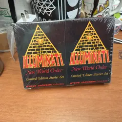 STARTER SET LIMITED 1st Ed. 1994 Illuminati INWO Card Game New World Order Nuke - Image 1