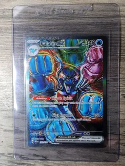 Pokemon TCG Palafin EX Prismatic Evolutions Holo Card 151/131 SV - Image 1