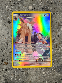 Pokemon TCG Cards Stoutland 248/236 Cosmic Eclipse Secret Rare NM - Image 1