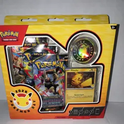Blister pack, Pikachu Promo card, 3booster packs, Fast Shipping - Image 1
