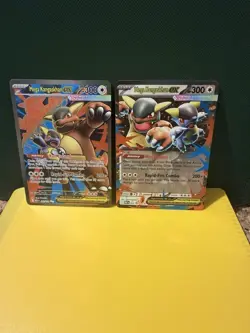 Pokemon Holo Card Bundle - Mega Kangaskhan EX - 2 Cards - Image 1