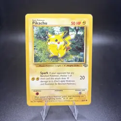 Pikachu 60/64 Red Cheeks Jungle Set WOTC 1999 Pokemon TCG Card LP -j - Image 1