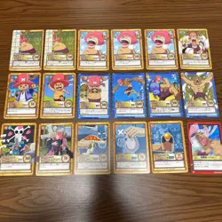Bandai One Piece Carddass Hyper Battle Chopper 18 Card Set Rare Collection - Image 1