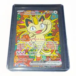 Pokemon Meowth EX Full Art 121/088 Basic 170 HP Trading Card - Image 1