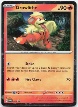Growlithe - Holo Promo SV: Scarlet & Violet Promo Cards 024 NM - Image 1