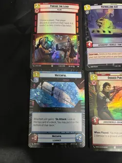 Star Wars: Unlimited Spark of Rebellion Pursue the Lead Foil/Holo 6-Card Lot - Image 2
