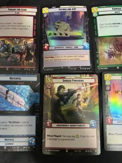 Star Wars: Unlimited Spark of Rebellion Pursue the Lead Foil/Holo 6-Card Lot - Image 3