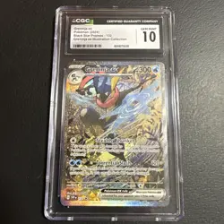 Greninja ex 132 Sv: Scarlet & Violet Promo Cards Holo CGC Gem Mint 10 Graded - Image 1