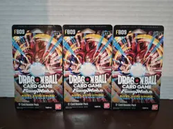 Bandai Dragon Ball Super Card Game Dual Evolution Sleeved Booster (Lot of 3) - Image 1