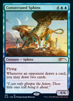 1x Consecrated Sphinx (165) - Foil NM-Mint, English Secret Lair MTG Magic - Image 1