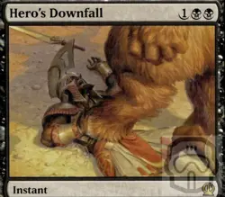 Hero's Downfall 90 R Theros Magic: The Gathering NM/M - Image 3