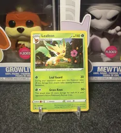 Pokemon Leafeon SWSH191 Sword & Shield Black Star Promo Cards Holo NM/M SWIRL - Image 1