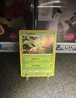 Pokemon Leafeon SWSH191 Sword & Shield Black Star Promo Cards Holo NM/M SWIRL - Image 2