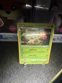 Pokemon Leafeon SWSH191 Sword & Shield Black Star Promo Cards Holo NM/M SWIRL - Image 4