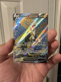 BOLTUND V 249/264 ULTRA RARE FUSION STRIKE POKEMON NM - Image 1