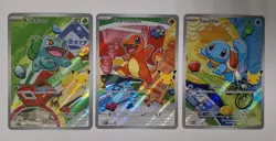 Pokemon TCG Kanto 1st Partner Set Of 3 Charmander Squrtle Bulbasaur - Image 1