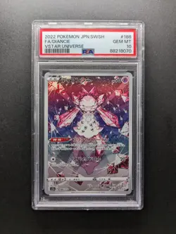 PSA 10 - 2022 Pokemon DIANCIE - s12a 186/172 AR - Full Art - Japanese - Image 1