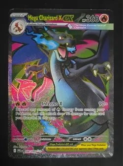 English Pokemon Phantasmal Flames Mega Charizard ex Ultra Rare 109/094 NM - Image 3