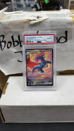 2025 SALAMENCE EX SIR ILLUSTRATION RARE JOURNEY TOGETHER POKEMON PSA 10 #187 - Image 1