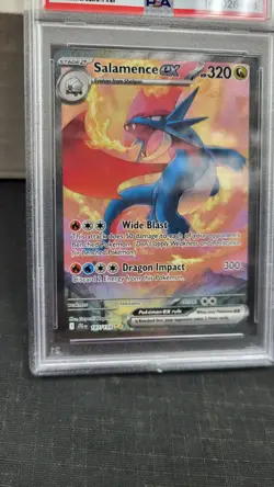 2025 SALAMENCE EX SIR ILLUSTRATION RARE JOURNEY TOGETHER POKEMON PSA 10 #187 - Image 4