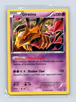 Giratina XY184 Holo Promo XY Promo Pokemon Lightly Played - Image 1
