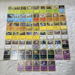 Pokemon TCG Artist Pack sowsow 59(3 Reverse Holos) Card Lot No Duplicates NM - Image 1