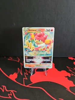 Pokemon TCG Simisear VSTAR Crown Zenith 023/159 Holo Ultra Rare - Image 1