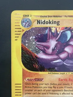 Nidoking H18/H32 Holo - Aquapolis - Rare Vintage Pokemon Card - e-Reader - EX/NM - Image 2