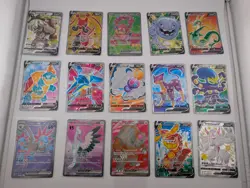 Pokemon TCG Full Art Lot: V & EX Ultra Rare Collection (15 Cards) - Image 1