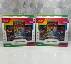 Pokemon TCG: First Partner Illustration Collection - Series 1 Sealed - LOT OF 2 - Image 1