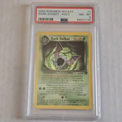 NM-MINT HOLO RARE VINTAGE Dark Golbat! PSA 8! 2000 Pokemon Team Rocket #7/82 - Image 1