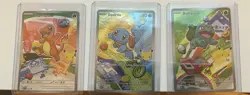 Pokemon TCG First Partner Illustration Collection Series 1 Kanto GEN 1 Set - Image 1
