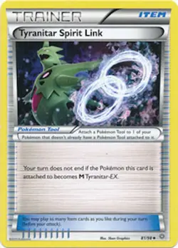 4X Tyranitar Spirit Link 81/98 XY Ancient Origins Uncommon MINT! Pokemon - Image 1