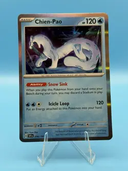Chien-Pao SSP 56/191 Rare Holo Surging Sparks Pokemon TCG - Image 1
