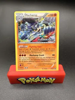 Pokemon Machamp XY13 Furious Fists Pre-Release Promo Holofoil - NM/LP - Image 1