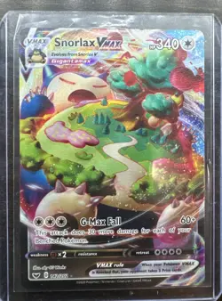Snorlax Vmax - 142/202 Sword & Shield Ultra Rare Pokemon - NM/MINT - Image 1